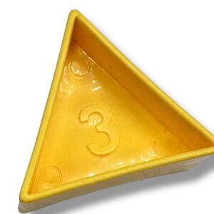 Vintage Tupperware Tuppertoys Sorter 3 Triangle Replacement Block